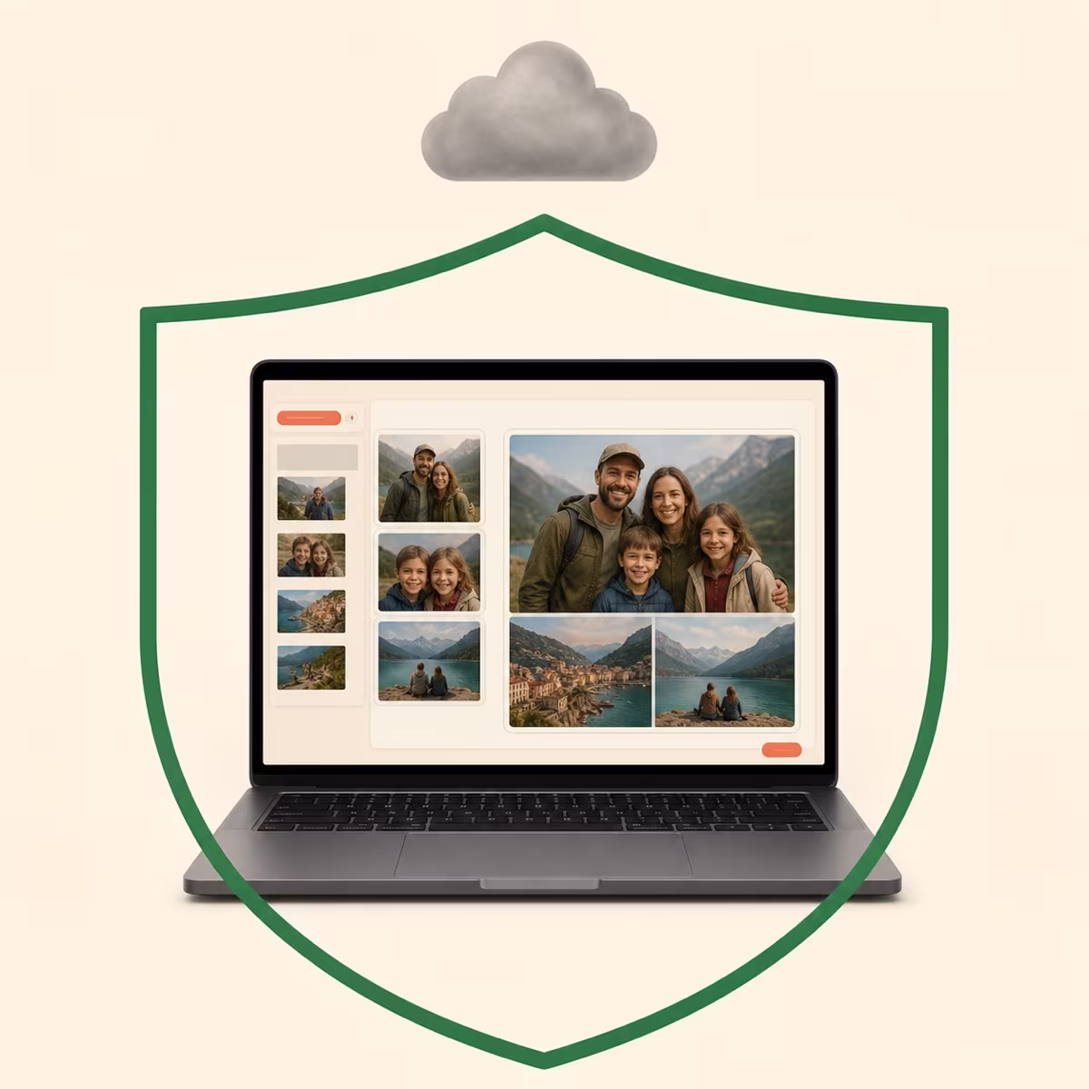 Vollständig browserbasierter Workflow zum Zusammenfügen von Fotos ohne jeden Server-Upload